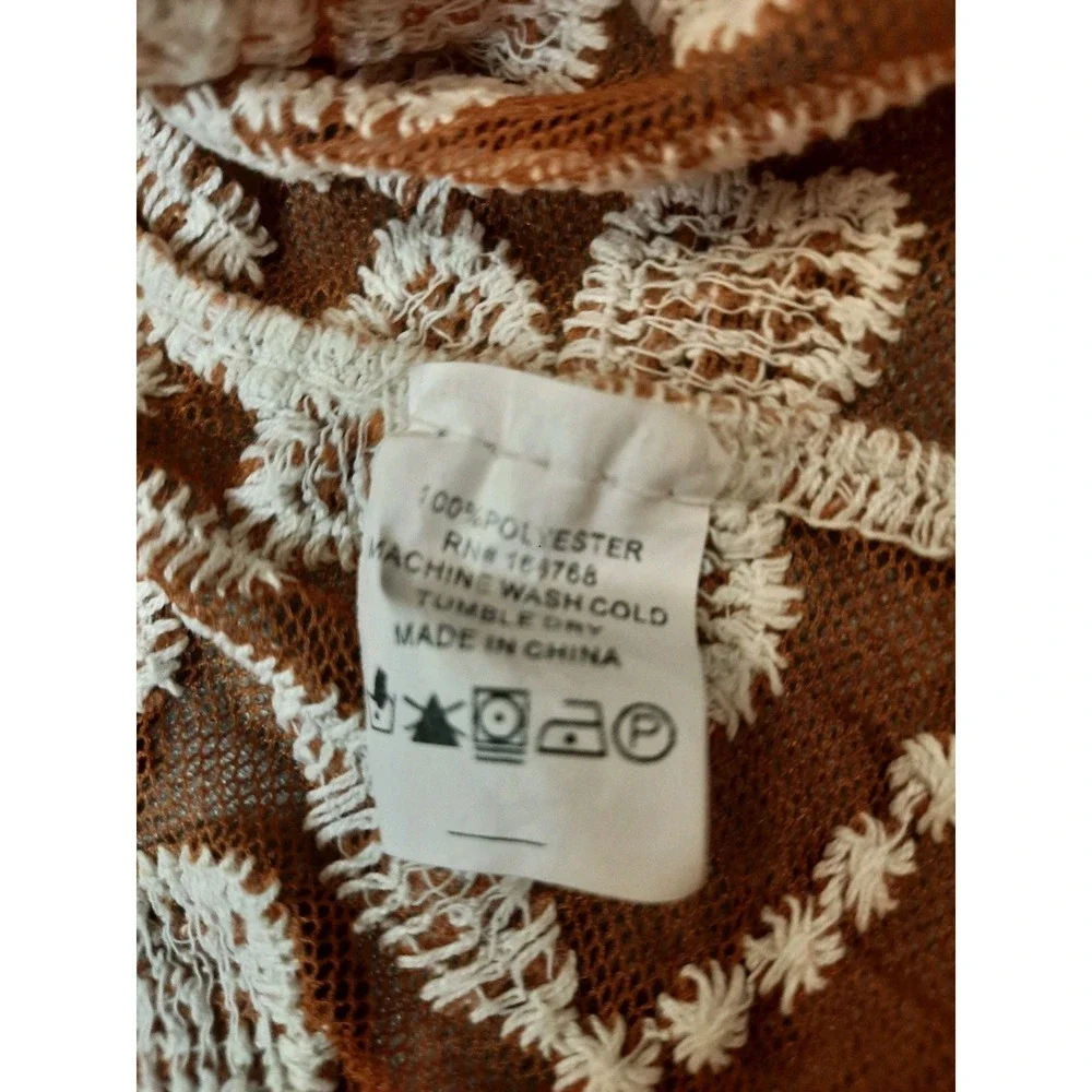 Ana & Rose Sheer Kimono Cover Up Womens Size Small Boho Fairy Bohemian Festival - Picture 11 of 11